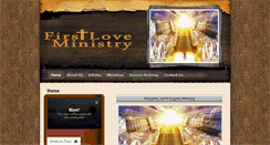 Desktop Screenshot of 1stloveministry.com